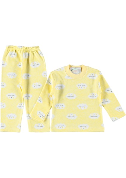 Bulut Desenli Pijama Takımı