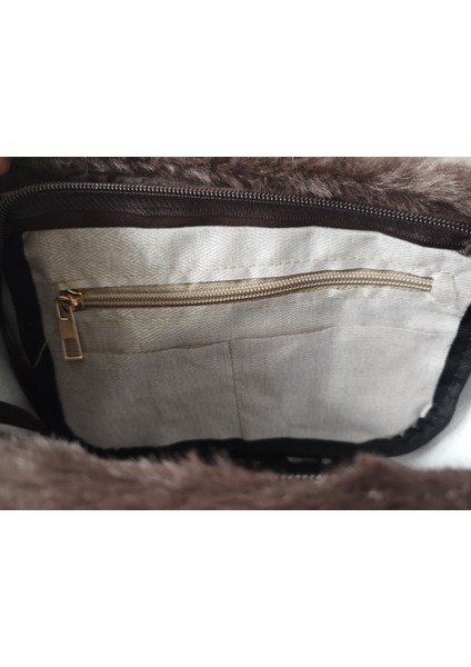 Vintage Peluş Kürk Model Sonbahar, Kış Tote Bag Kadın El, Kol, Omuz Çanta indirimleri