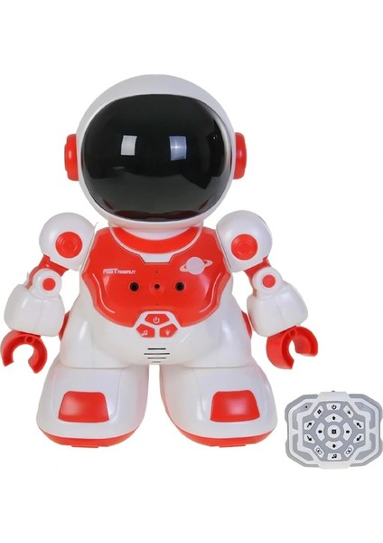 Uzaktan Kumandalı Akıllı Astronot Robot Işıklı Sesli Kırmızı DB05 fiyatları
