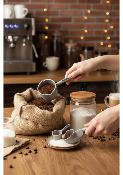 Ölçü Kaşığı Şeker Kahve Un Erzak Ölçü Kaşığı - 3 Lü Ölçü Kaşığı fırsatları