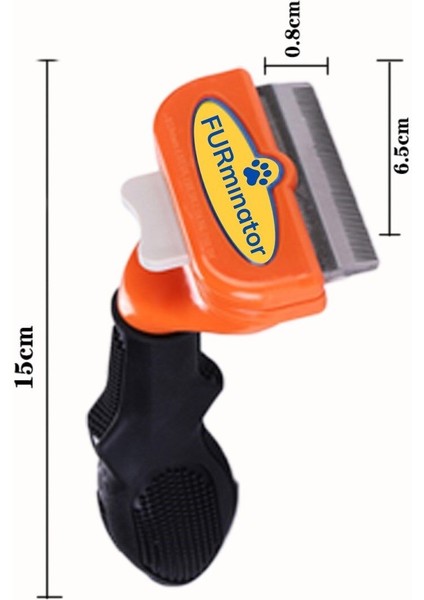 Uzun Tüylü Köpekler Için Kolay Tarama Fırçası Temizlenebilir Çelik Tarak Tüy Toplayıcı M modelleri