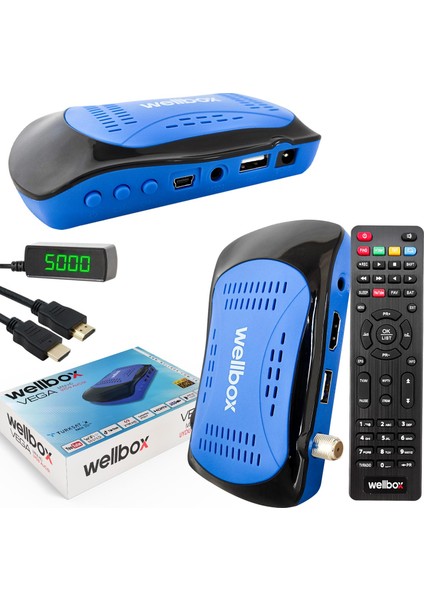 Vega Uydu Alıcı Mini Full Hd Wifi Youtube Destekli