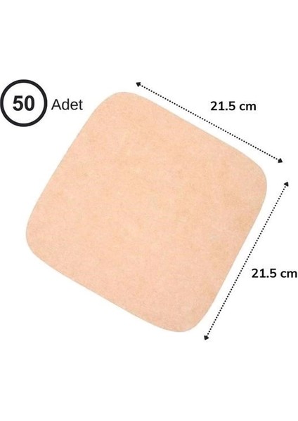 100 Adet Air Fryer Pişirme Kağıdı Tek Kullanımlık Yağ Su Geçirmez Yapışmaz Deliksiz Düz K fırsatları