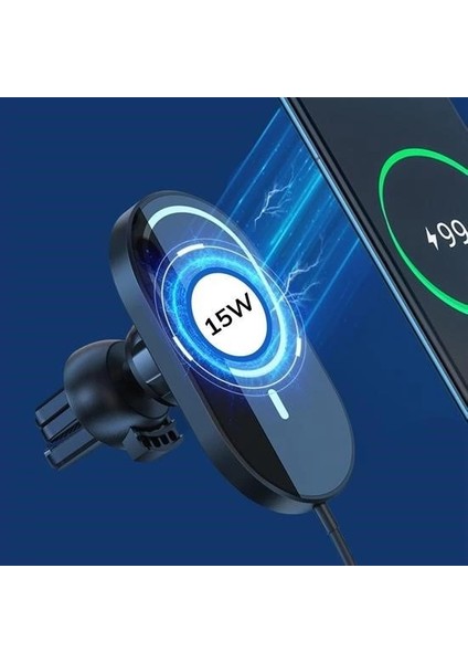 ® 15W Mıknatıslı Takılabilen Hızlı Şarj Tüm Cihaz ve Araçlara Uyumlu Araç Içi Şarj Cih fırsatları