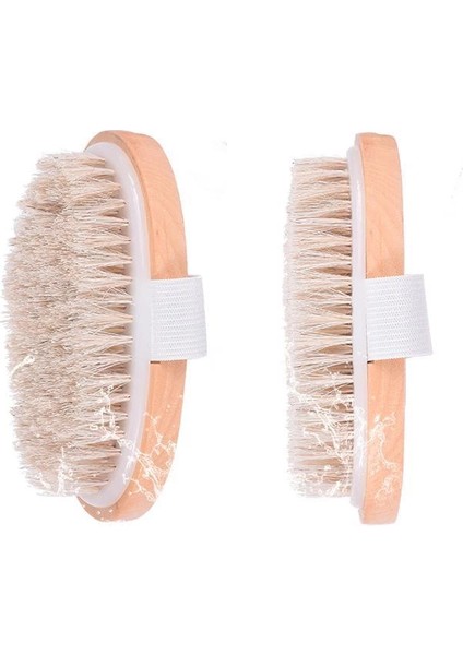 Parlak ve Pürüzsüz Görünüm Sağlayan %100 Doğal At Kılı Selülit Fırçası (Oval) fiyatları