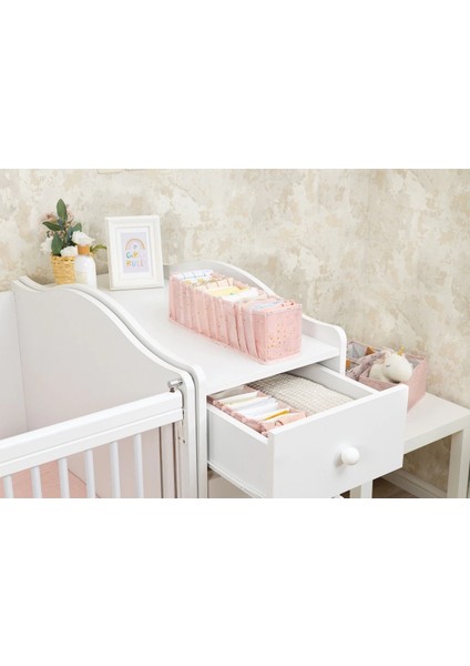 Baby Akordiyon Organizer Çekmece Düzenleyici Small (Pembe) -04102