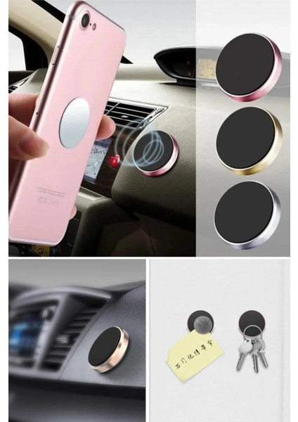 Tüm Modellerle Uyumlu Manyetik Araç Içi Telefon Tutucu Çok Amaçlı Güçlü Mıknatıs Tutucu indirimleri