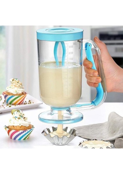 Pancake Machine Mikser Krep Makinesi Hamur Dağıtıcı Mekanizmalı modelleri