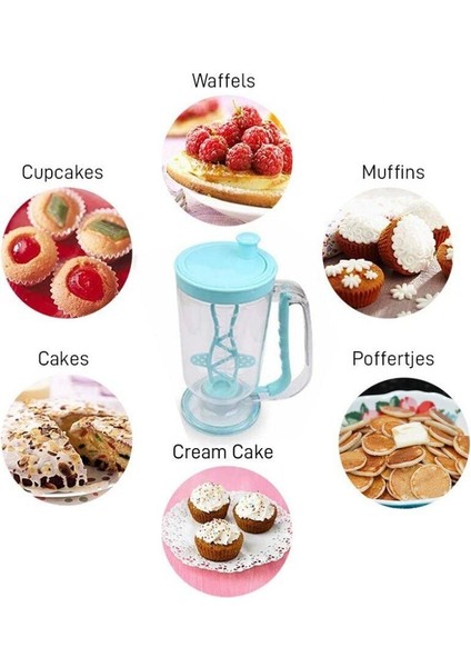 Pancake Machine Mikser Krep Makinesi Hamur Dağıtıcı Mekanizmalı fırsatları