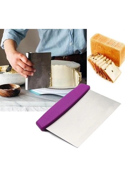 Çelik Hamur Kesici Kazıyıcı Pasta Kek Dekorasyon Spatula Aleti fiyatları