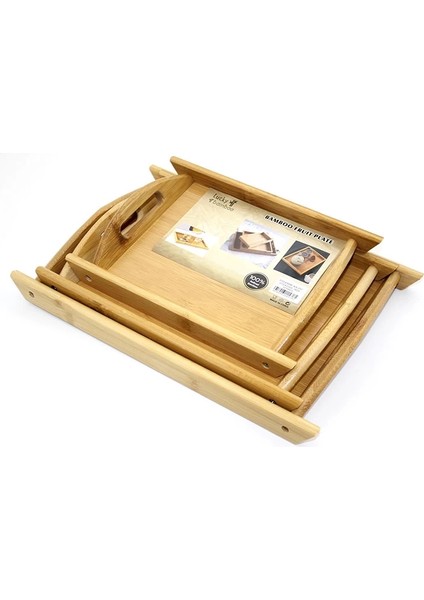 3'lü Bambu Tepsi ALK2167