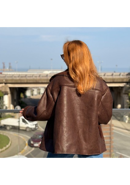 Suni Kürklü Kahverengi Kaban fiyatları