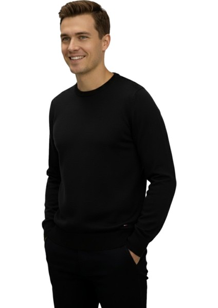 Erkek Spor Sıfır Yaka Regular Fit Kazak BGL-ST04953 fiyatları