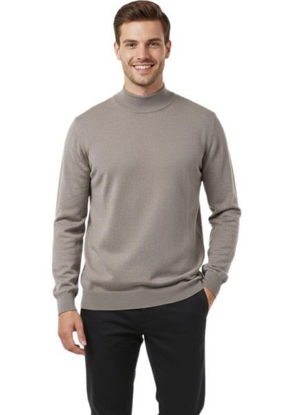 Erkek Yarım Balıkçı Yaka Regular Fit Kazak BGL-ST04954