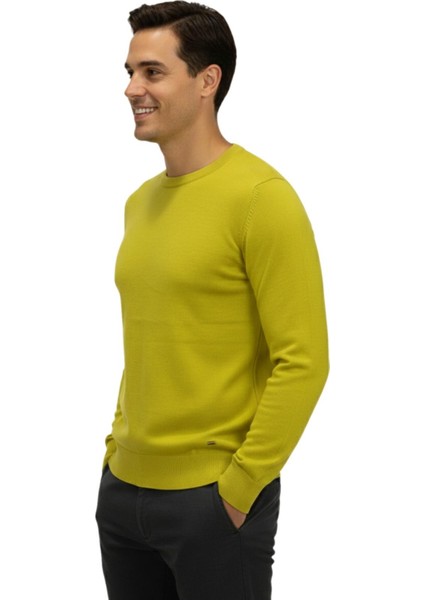 Erkek Spor Sıfır Yaka Regular Fit Kazak BGL-ST04953 fiyatları