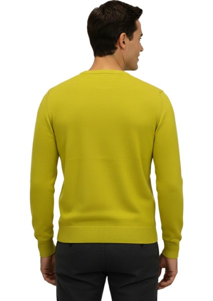 Erkek Spor Sıfır Yaka Regular Fit Kazak BGL-ST04953 fırsatları