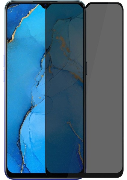 Oppo Reno 3 Uyumlu Tam Kaplayan Hayalet Kırılmaz Cam Ekran Koruyucu