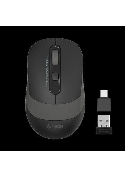 A4 Tech FG10CS Optık Mouse Sılent Gri 2000 Dpı