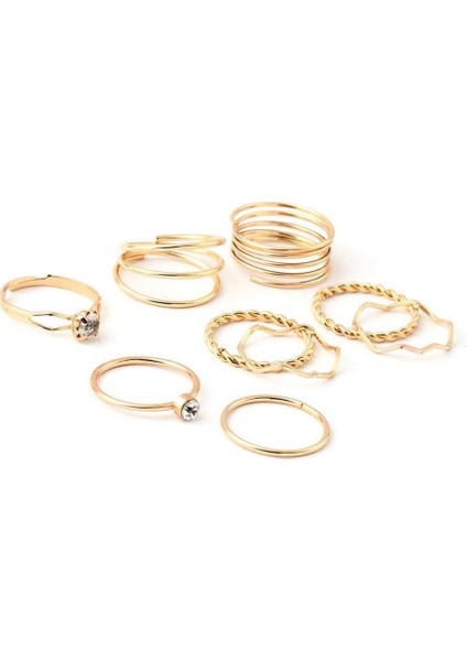Gold Yüzük Seti