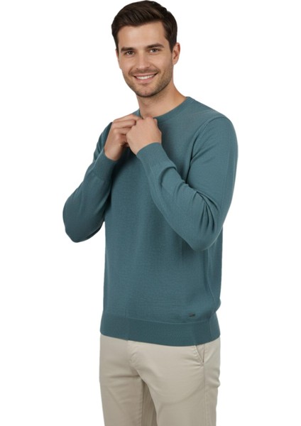 Erkek Spor Sıfır Yaka Regular Fit Kazak BGL-ST04953 fiyatları