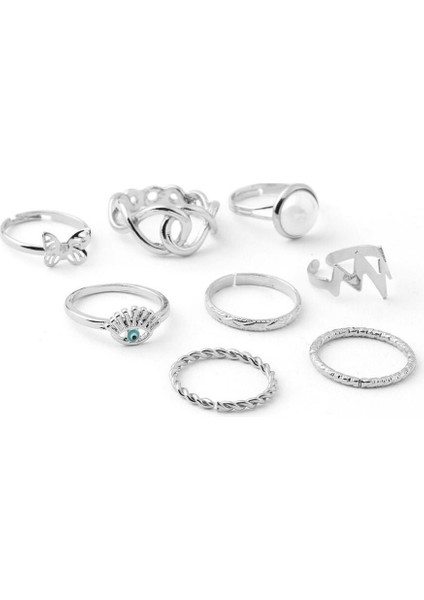 Gümüş Yüzük Seti