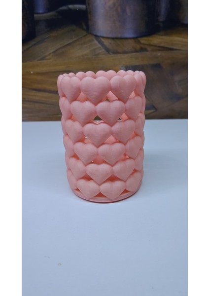 Kalpli Organizer | Makyaj Fırçalık & Kalemlik | Dekoratif Masa Düzenleyici