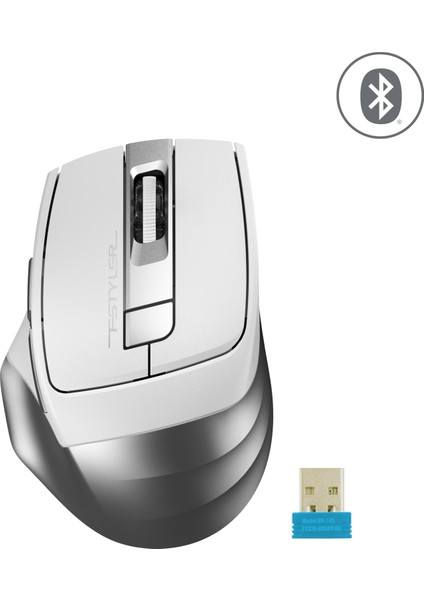 A4 Tech FB35S Optık Mouse Sılent Beyaz 2000 Dpı