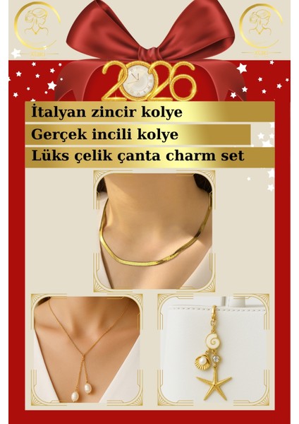 Advent Calendar Yılbaşı Hediye Seti - 6 Lı Lüks Takılar - Yeni Yıl Hediye - Sevgiliye Hediye Kutusu modelleri