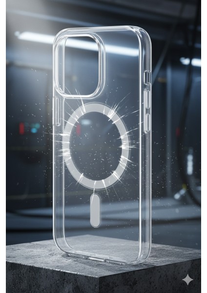 iPhone 17 Pro Uyumlu Animasyonlu Şeffaf Sert Mika Sararmaz Magsafe Ince Fit Kılıf Ultra fiyatları