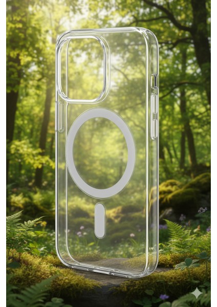 iPhone 17 Pro Uyumlu Animasyonlu Şeffaf Sert Mika Sararmaz Magsafe Ince Fit Kılıf Ultra fırsatları