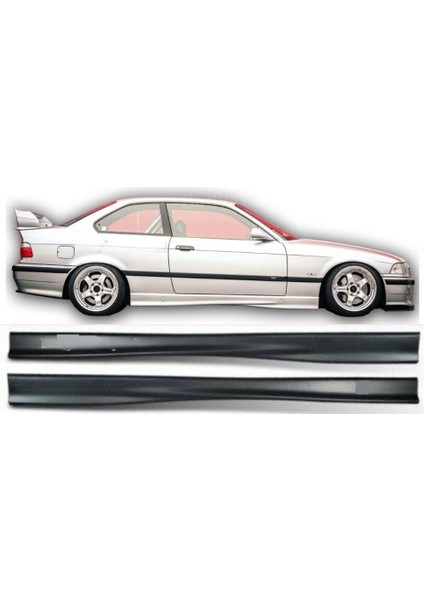 Bmw E36 (1992-1998) Uyumlu Plastik Yan Marşpiyel