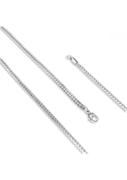 Erkek Balık Sırtı Çelik Kolye 0.8mm