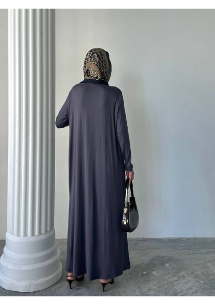 Yarasa Kol Tesettür Uzun Elbise modelleri