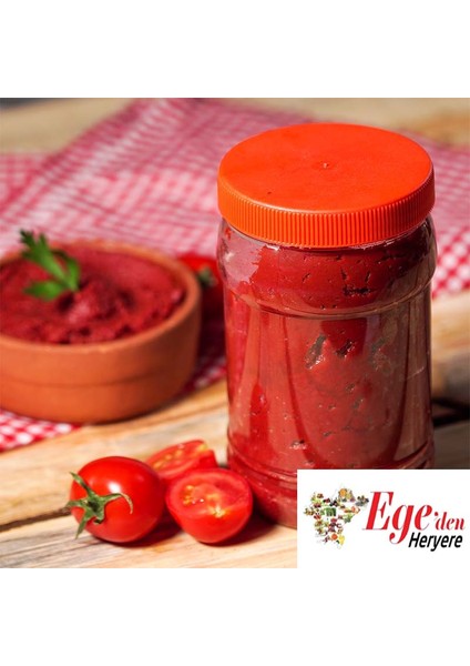 Domates Salçası 1 kg + Tatlı Biber Salçası 1 Kg.-Iki Lezzet Bir Arada fırsatları