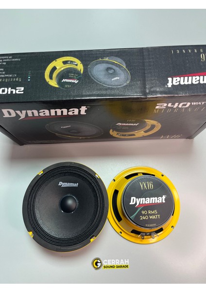 YX16 16CM Rms 240 Watt Oto Hoparlör Midrange (2 Adet)