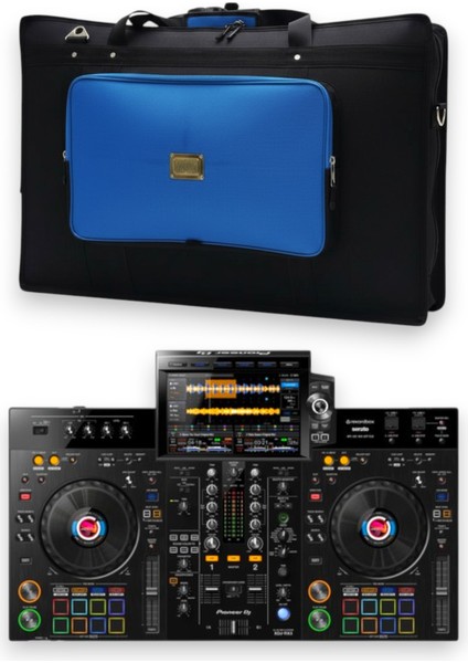 PIONER Xdj Rx3 Setup Için Uyumlu Çanta Soft Case Kılıf. Siyah Mavi.