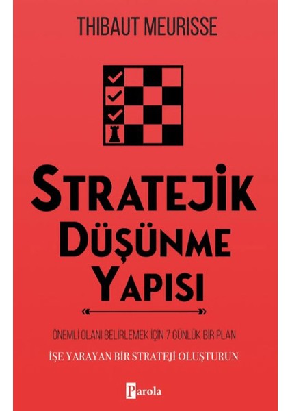 Stratejik Düşünme Yapısı