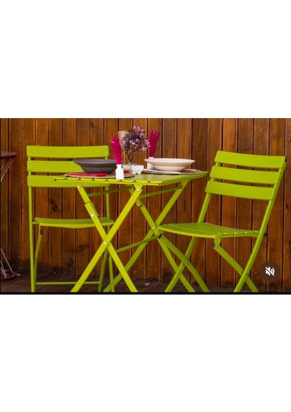 FIRSAT! Nobles Concept Brıstol Katlanır Ferforje Metal Set Son 10 Set! fiyatları