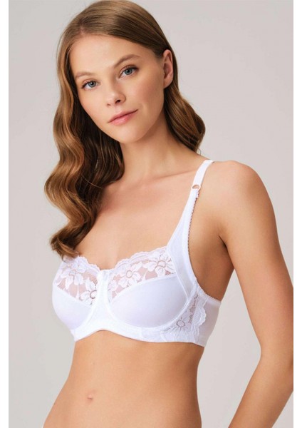 Balenli Desteksiz Dolgusuz Toparlayıcı Günlük Klasik Dantelli Küçültücü Sütyen