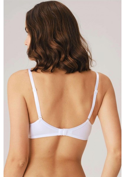 Balenli Destekli Dolgulu Askıları Çıkabilen Günlük Klasik T-Shirt Sütyeni fiyatları