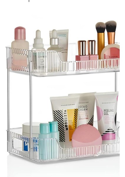 Iki Katlı Mutfak ve Banyo Düzenleyici, 31X17X26 Cm, Turuncu