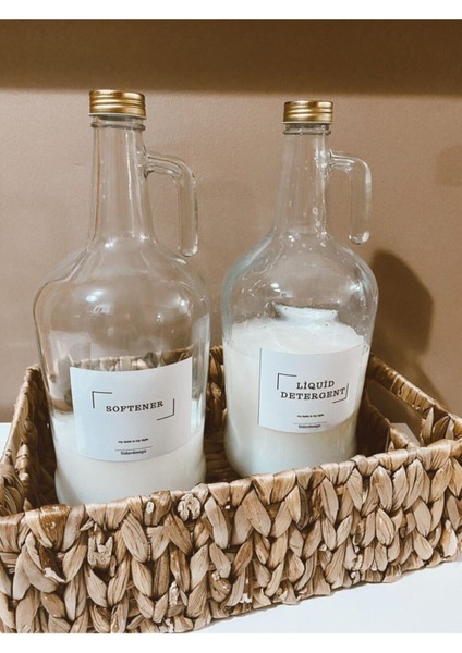 Turuncu 3lt Galon Deterjan ve Yumuşatıcı Şişesi, Hijyen ve Temizlik Için Ideal