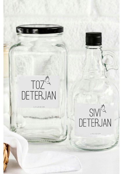 Temizlik Seti: Toz ve Sıvı Deterjanlıklar 3000ML ve 1000ML Turuncu Renk