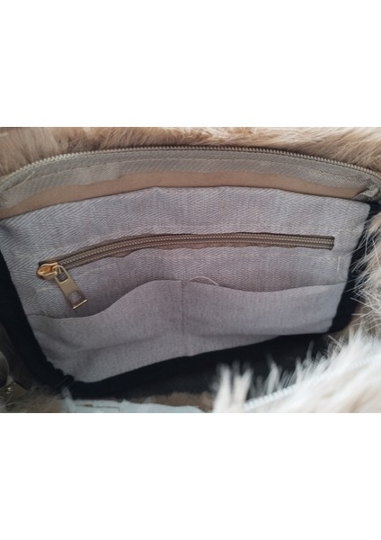 Vintage Peluş Kürk Model Sonbahar, Kış The Bag Bonjeur Kadın El, Kol, Omuz Çanta indirimleri