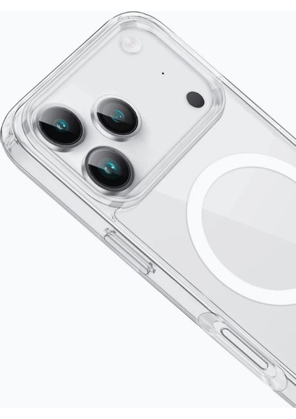 iPhone 17 Pro Max Uyumlu Animasyonlu Şeffaf Sert Mika Sararmaz Magsafe Ince Fit Kılıf Ultra fiyatları