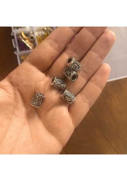 Rasta Saç Boncuğu-Örgü ve Rasta Modelleri Için-Afrika Örgü Saç Boncukları