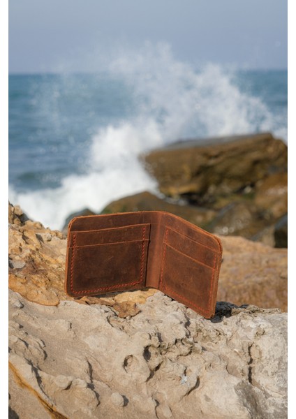 Deri Klasik Erkek Cüzdan - Hakiki Dana Derisi - El Işçiliği indirimleri