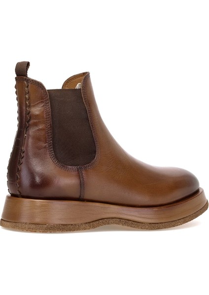 152-22327 Erkek Hakiki Deri Chelsea Bot Kahverengi fırsatları