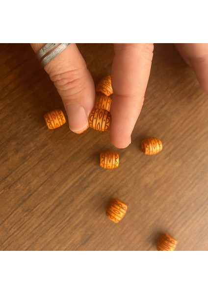 Rasta Saç Boncuğu-Örgü ve Rasta Modelleri Için-Afrika Örgü Saç Boncukları