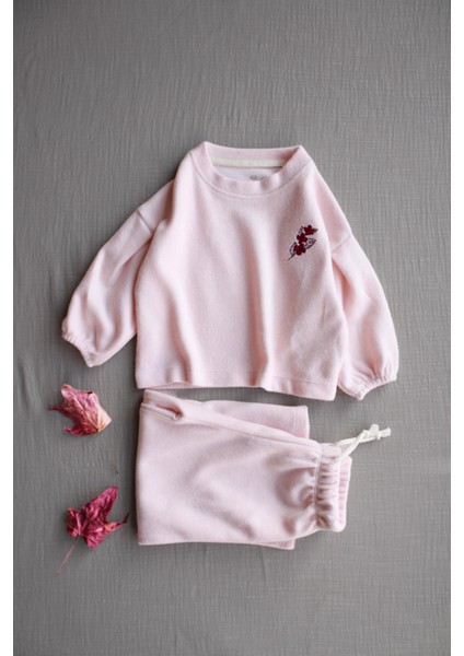 Pudra Pastel Soft Touch Alt Üst Takım